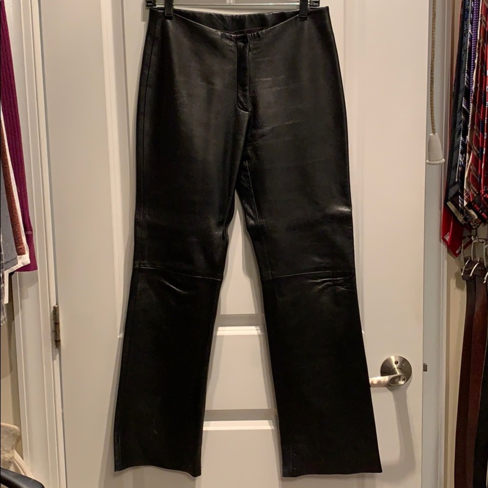 Identify Vintage Black Leather Pants Women’s 6